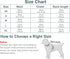 Geyecete Dog clothes Zipper Up Winter Small Dog Sweater Winter Warm Jacket Cold with Dual D Ring Weather Jacket Clothing Windproof Cold Weather Pe...