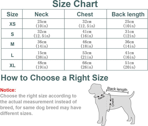 Geyecete Dog clothes Zipper Up Winter Small Dog Sweater Winter Warm Jacket Cold with Dual D Ring Weather Jacket Clothing Windproof Cold Weather Pe...