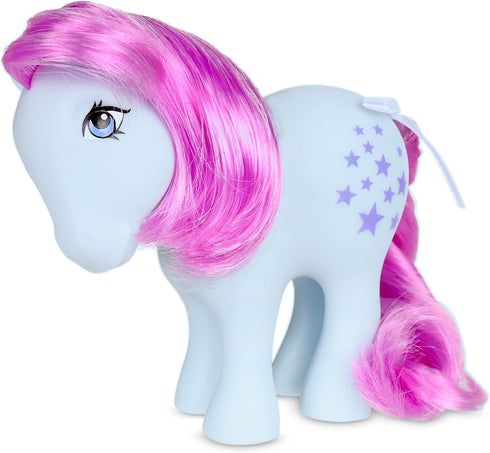 My Little Pony, 40th Anniversary 4-Inch Blue Belle, Original 1983 Collection, Long, Brushable Mane and Tail, Action Figure, Great for Kids, Toddle...