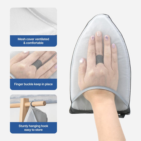 HubiCare Anti Steam, Heat Resistant Glove with Finger Loop, Clothes Steamer Accessories, Garment Steamer Mitt...