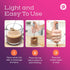 Electric Milk Frother Foamer, Portable Mini Mixer, Stainless Steel, Battery Operated, Use for Coffee, Hot Chocolate, Shakes...