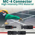 MC-4 Connector Photovoltaic Connectors 5 Pairs (Male/Female) of Solar Connectors, Plus a Complimentary Pair of Wrenches Durable Photovoltaic Cable...