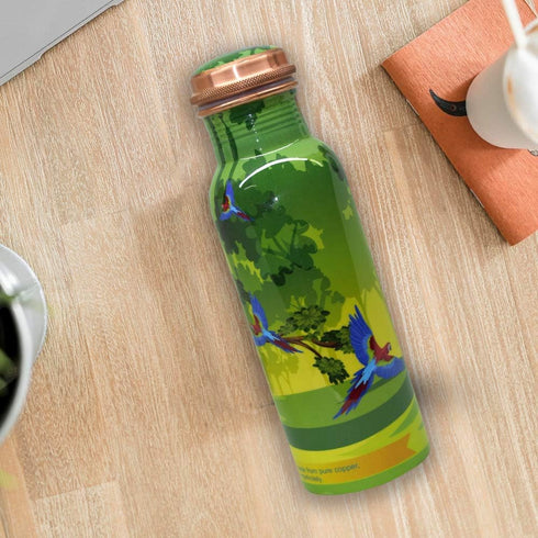 EcoBottles – 100% Pure Copper Water Bottles | Easy-To-Use and Carry, Fancy Prints | Non-Insulated Bottles with Health Benefits and Emphasizing on ...
