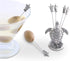 Vagabond House Pewter Sea Turtle Cheese Martini Olive Cocktail Stainless Steel Pick Set Skewer Fruit Toothpicks (6 picks in set) 4 inch Tall...