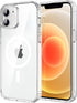 CACOE Magnetic Case for iPhone 12 & iPhone 12 Pro 6.1 inch-Compatible with MagSafe & Magnetic Car Phone Mount,Not Yellowing Anti-Scratch (Clear)...
