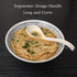 Asian Soup Spoon Set of 4,Ceramic Ramen Spoons, Japanese Soup Spoon Long Handle Perfect Depth for Dumpling, Pho, Noodles, Miso, Chinese Wonton...