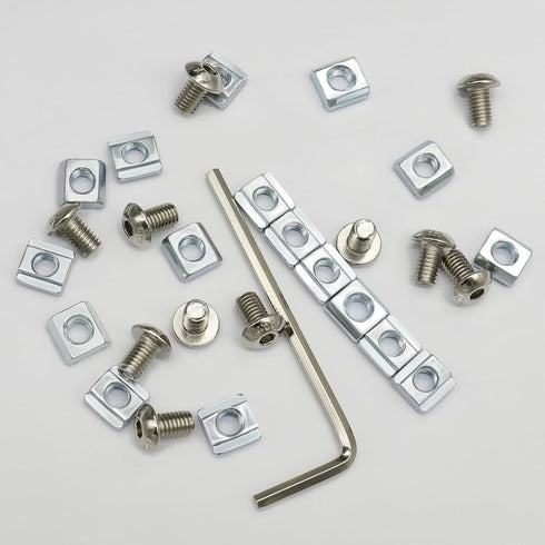 150 sets Screws Nuts Kit for 2020 Series Conrner Bracket Connector,150Pcs M5 T Nuts+150Pcs M5 x 8mm Hex Socket Head Screws for Aluminum Profile Ac...