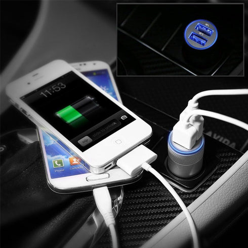 Car Charger,Sicodo 3.4A 2 Pack USB Smart Port Charger Compatible with iPhone 16 15 14 13 12 SE 11 X Pro, Max, Samsung Galaxy S24 S23 S22 S21 S20, ...