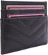 Womens Leather Card Holder Wallet | Slim Luxury Vegan Leather Compact Wallet | Thin Designer Quality Leather Credit Card Minimalist Wallet for Wom...