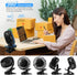 Clip Fan 5000mAh Rechargeable Battery Mini Fan with Clip on Fan Sturdy Clamp 3 Speeds Portable Tent Camping Fan Handheld Small Desk Desktop Table ...