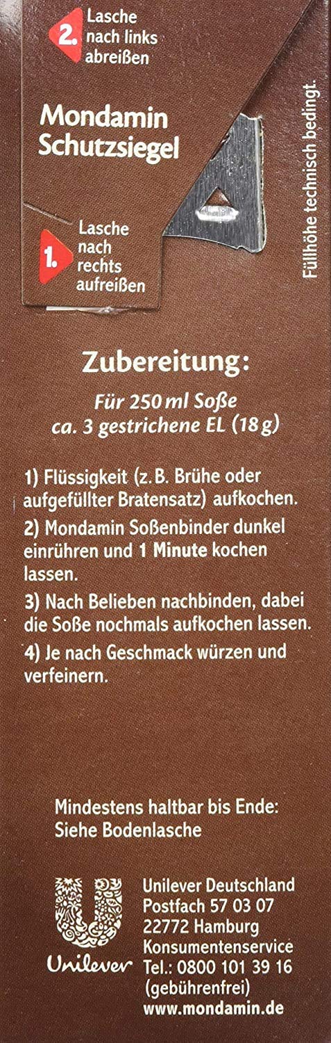 Mondamin Fix Sossenbinder dunkel (German Import)...