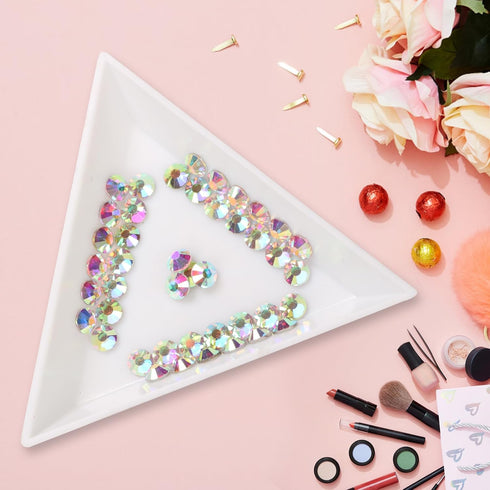 1440pcs Glue Fix Crystal Flatback Rhinestones Glass Diamantes Gems for Crafting Nail Art Crafts Decorations Clothes Shoes 4.8mm (ss20, Crystal AB)...