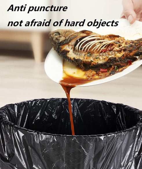 Trash Bags, 4 Gallon Small Trash Bag Kitchen Black Garbage Bags for Bedroom Office Bathroom, 4 Gal Small Trash Can Liners with Handles,100 Count...