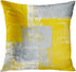 Britimes Throw Pillow Covers Home Decor Set of 4 Pillow Cases Decorative 18 x 18 Inches Outdoor Cushion Couch Sofa Pillowcases Grey and Yellow...