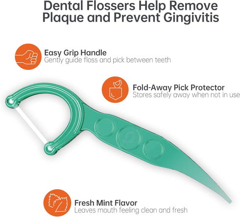 Professional Dental FlossPicks in Box Packing 50/150 /300 Counts (300)...