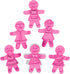 Tovolo Gingerbread Girls Templates Reverse, Dishwasher Safe, Set of 6 Cookie Stamps with Cutter...