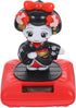 Kimono Solar Dancers Kimono Girl Sculpture Dashboard Dancing Solar Powered Car Japanese Kimono Doll Geisha Figurine Ornament Car Interior Decor Pu...