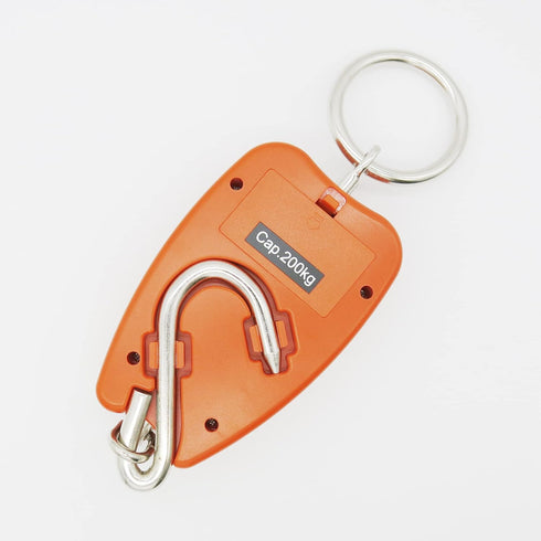 Digital Crane Scale 300kg/660lbs 200kg/440lbs with LED Handheld Mini Hanging Scale for Garage Farm Hunting Fishing Etc(200kg/Plastic Shell/Orange)...