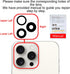 ASDAWN Back Rear Camera Lens Glass Replacement for iPhone 15 Pro 6.1 Inches with Pre-Installed Adhesive, ASDAWN Back Camera Lens Glass kit with In...
