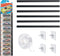 4 Pack Model Car Display Case Wall Mount Holds Up to 40 Toy Cars Compatible with Packaged Cars Toy Car Organizer Display Shelf Rack Wall Storage...