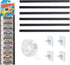 4 Pack Model Car Display Case Wall Mount Holds Up to 40 Toy Cars Compatible with Packaged Cars Toy Car Organizer Display Shelf Rack Wall Storage...