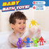 Baby Suction Toy Bath Toys: 18PCS Robot Bath Toys for Toddlers, No Hole Bath Toy for Boys Girls Travel Toy Gift, Window Sensory Toys for Fun & Cre...