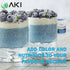 AKI Blue Spirulina Powder Pack- Loaded with Antioxidants | Vegan & Authnetic Food Coloring - Ideal for Making Smoothies, Ice Cream, Yogurt or Past...
