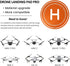 Waterproof Foldable Portable Drone Landing Pad for DJI Mini 2 SE, Mini 4 Pro, Mini 3 and Other Foldable Mini Drone, Orange...