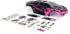 Custom Body Muddy Hot Pink Over Black Style Compatible for E-Revo 1/10 Scale RC Car or Truck (Truck not Included) ER-HP-01...