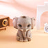 Elephant Pen Pencil Holder, Cute Animal Ornament Makeup Brush Holder Toothbrush Holder Home Office Desk Decor Organizer Accessory...