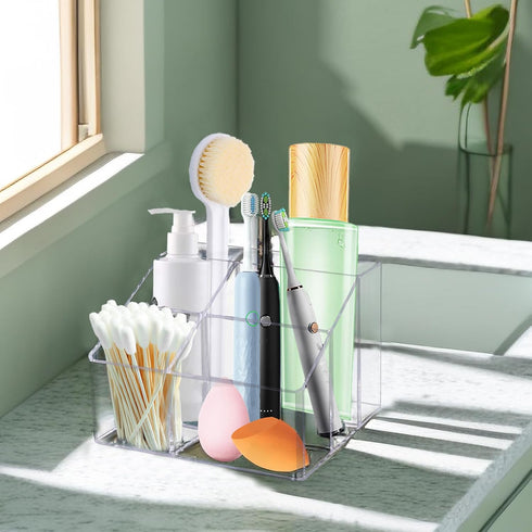 Acrylic Desk Organizers, Clear Pen Holder and Pencil Holder Display Stand for Office, School and Home...