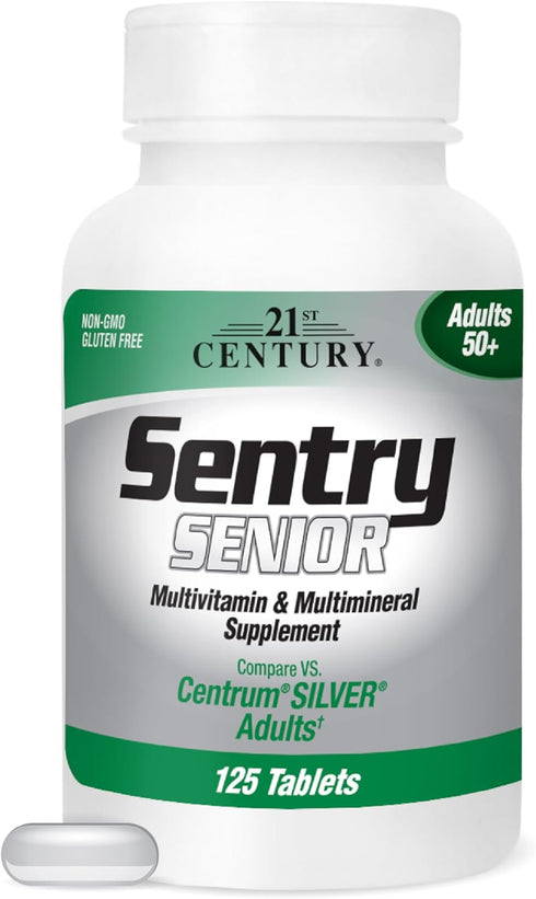 21st Century Sentry Senior Tablets, 125-Count (22390)...