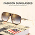 AEVOGUE Sunglasses For Men Goggle Alloy Big Frame Metal Punk Style Shield AE0336...