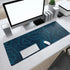 Ovenbird Gaming Mouse Pad with Stitched Edges, Topographic Map Blue Mouse Pad, Extended XL Mousepad with Anti-Slip Base, Cool Large Mouse Pad for ...