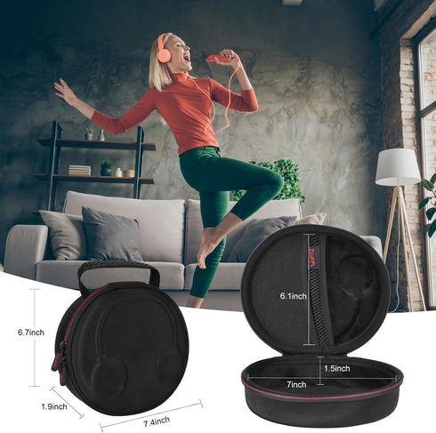 Headphone Case, EVA Hard Case for JBL Live 400BT/460NC and JBL Tune 500BT /510BT/660NC/600 BTNC/570BT Bluetooth Wireless Headphone (Black)......