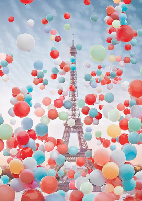 Buffalo Games - blanc - Eiffel Tower Balloons - 500 Piece Jigsaw Puzzle , White...