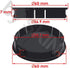 Set of 60mm - 56mm / 2.36" - 2.20" / Universal Black No Fear Eyes Car Rims Alloy Wheel Tuning Center Caps Hub Centre Hubcaps Cover C 40...