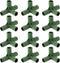 uxcell 12Pcs 11mm/0.4in Greenhouse Frame Connector Pipe Fitting Duty Joint Tool, 4Way Frame Connectors for Trellis Sunscreen Shed Gardening Plant ...