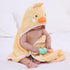 Baby Hooded Towel with Unique Animal Design Ultra Soft Thick Cotton Bath Towel for Newborn (Chick)...