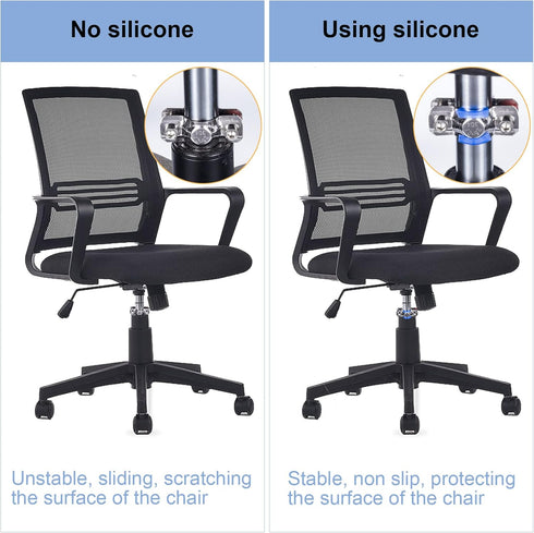 OIIKI Fix Sinking Office Chair, Adjustable Height Office Chair Saver for Stop Sinking Without Cylinder Replacement, Upgraded Office Chair Sinking ...