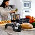 Knife Sharpener, Amesser 4-in-1 Kitchen Knife Sharpener Effortlessly Sharpen Restore, Hone, and Polish Blades Quickly for Kitchen Knives, Pocket K...