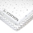 American Baby Company 2 Pack 100% Natural Cotton Fitted Mini Crib Sheets 38" x 24" - Soft & Breathable Small Nesting Portable Sheets, Fits Pack N ...