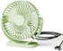 TriPole Small Desk Fan USB Powered Personal Fan Strong Airflow 3 Speeds Mini Fan 360°Rotation Portable Fan 5.1 Inch Quiet Table Fan for Home Offic...