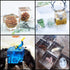 4 Pack Square Resin Molds - 4 Sizes Cube Silicone Casting Molds for DIY Art Resin Candle Soap Making...