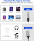 USB-C Male to Lightning Female Audio Adapter for iPhone 15, 2-in-1 USB C to Lightning Headphones Adapter and PD-60W Charger for iPad Pro, MacBook ...