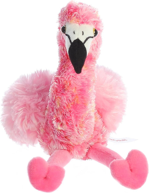 Aurora® Adorable Mini Flopsie™ Flavia™ Stuffed Animal - Playful Ease - Timeless Companions - Pink 8 Inches...