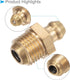Brass Straight Grease Fitting, | M10x1mm Metric | Hydraulic Grease Nipple - (Applications: for Replacing Missing or Broken Oil Fitting), 20-Pieces...