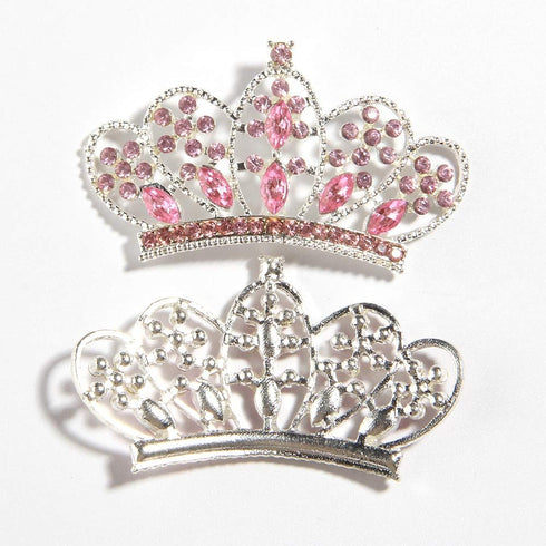 DIY 56mm Crystal Rhinestone Buttons with Flatback for Headbands, Hair Accessories, Flower Center, Bouquet, Wedding Invitation, Sewing (20PCS) (KA2...
