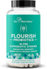 Flourish Probiotics + Prebiotics for Women – Gut and Digestion, Urinary Tract, Reduce Bloating, Vaginal Health – 18 Clinically Proven Strains, 14 ...