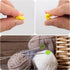 8pcs Knitting Needle Stoppers, Cute 8 Colors Leaf Knitting Needle End Caps Silicone Knitting Needle Tips Stoppers Knitting Needle Tip Covers Sewin...